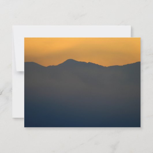 Mountain Sunrise Wedding RSVP (Achterkant)