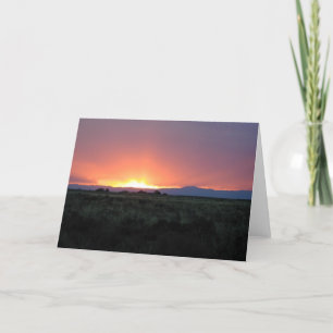Mountain Sunset 3-kaart Kaart