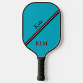 Mountain Sunset aan het meer - Custom Name Pickleball Paddle (Achterkant)