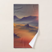 Mountain Sunset Bad Handdoek (Handdoek)