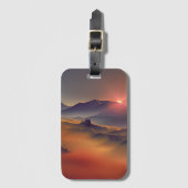 Mountain Sunset Bagagelabel (Voorkant (verticaal))