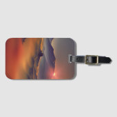 Mountain Sunset Bagagelabel (Voorkant (horizontaal))