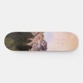 Mountain Sunset Bliss #2 #cabine #decor #wall #art Persoonlijk Skateboard (Horizontaal)