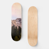 Mountain Sunset Bliss #2 #cabine #decor #wall #art Persoonlijk Skateboard (Voorkant)