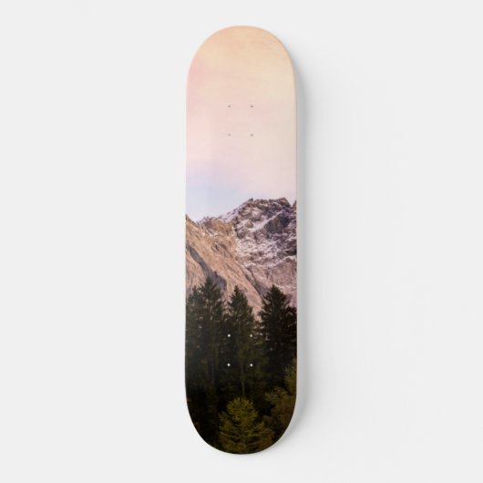 Mountain Sunset Bliss #2 #cabine #decor #wall #art Persoonlijk Skateboard (Voorkant)