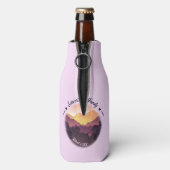  Mountain Sunset Boerderij Retraite Paarse Flesjeskoeler (Fles Achterkant)