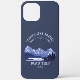  Mountain Sunset buitenmeer Retreat blauw Case-Mate iPhone Case