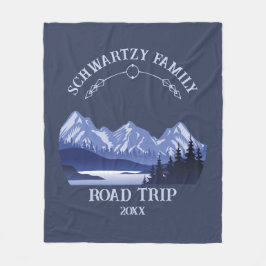  Mountain Sunset buitenmeer Retreat blauw Fleece Deken