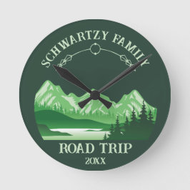 Mountain Sunset buitenmeer Retreat groen Ronde Klok