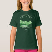  Mountain Sunset buitenmeer Retreat groen T-shirt (Voorkant)