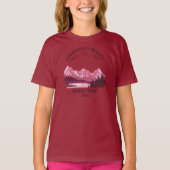 Mountain Sunset buitenmeer Retreat rood T-shirt (Voorkant)