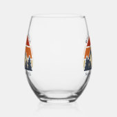 Mountain Sunset Cabin  Gezinsreünie Wijnglas Zonder Voet (Rechts)