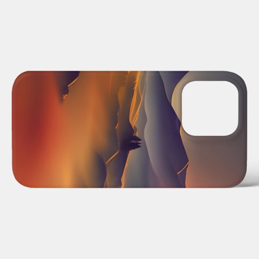 Mountain Sunset Case-Mate iPhone Case (Achterkant (horizontaal))