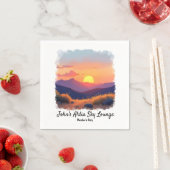 Mountain Sunset Cocktail servetten (Insitu)