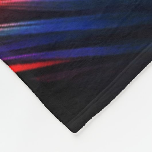 Mountain Sunset Fleece Deken (Hoek)