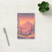 Mountain Sunset Forest Landschap Aangepast Post-it® Notes (Kantoor)