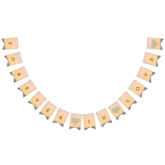 Mountain Sunset Forever in Love Vlaggetjes (Alle)