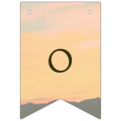 Mountain Sunset Forever in Love Vlaggetjes (Tweede vlag)