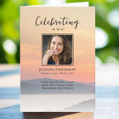 Mountain Sunset Foto's Viering van het leven Begra Programma