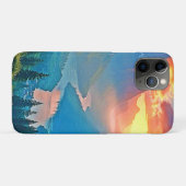 Mountain Sunset: Golden Valley Peace Art Case-Mate iPhone Case (Achterkant (horizontaal))