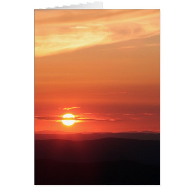 Mountain Sunset in Shenandoah (Voorkant)