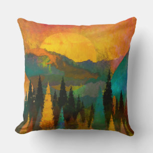 Mountain Sunset Kussen
