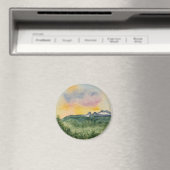 Mountain Sunset Magnet (Insitu (Vaatwasser))