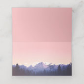 Mountain Sunset Place Card Plaatskaartje (Binnenkant ongevouwen)