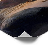 Mountain Sunset Poster (Hoek)