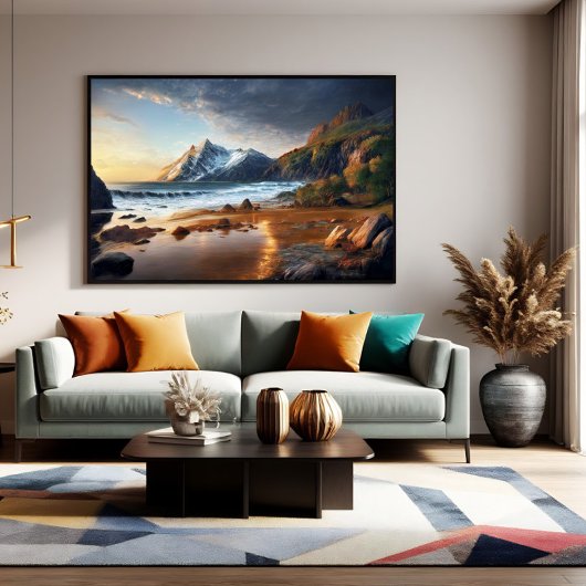 Mountain Sunset Poster