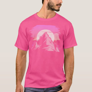 Mountain Sunset  Rainbow Outdoors Natuur Hi T-shirt