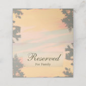 Mountain Sunset Reserved Plaatskaartje (Buitenkant ongevouwen)