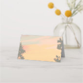 Mountain Sunset Reserved Plaatskaartje (Achterkant)