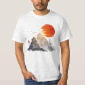 Mountain Sunset T-shirt (Voorkant)