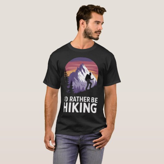 Mountain Sunset T-shirt (Voorkant volledig)