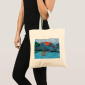Mountain Sunset Tote Bag (Voorkant (product))