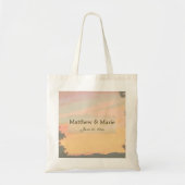 Mountain Sunset Wedding Tote Bag (Voorkant)