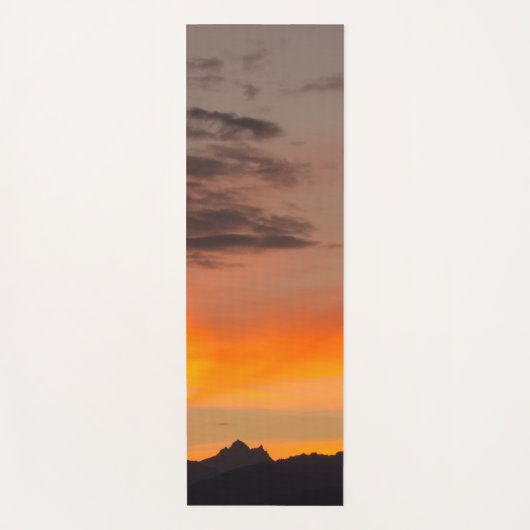 Mountain Sunset Yoga Mat (Voorkant)