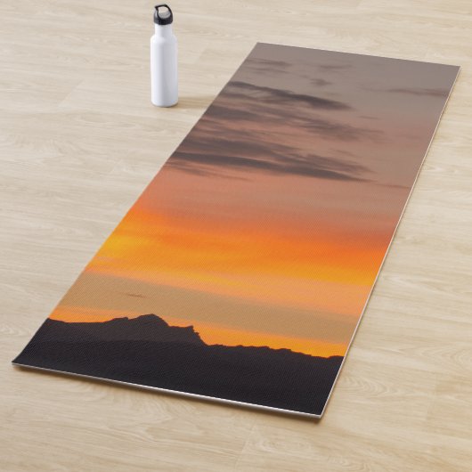 Mountain Sunset Yoga Mat (In situ)