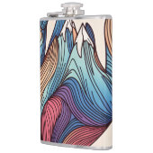 Mountain Surreal Escape Heupfles (Links)