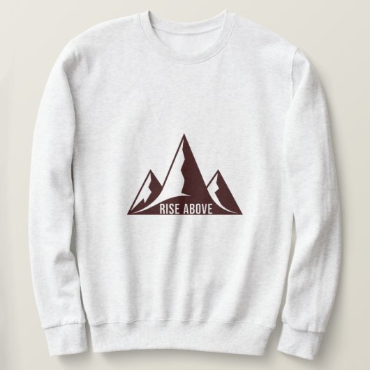 Mountain Sweatshirt – Adventure & Nature (Design voorkant)
