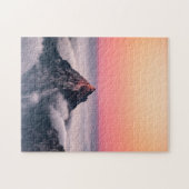 Mountain Swiss Alps Zwitserland Sunset Natuur Legpuzzel (Horizontaal)