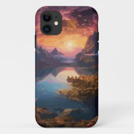 Mountain Symphony: Een harmonieuze mix van kleuren Case-Mate iPhone Case