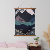 Mountain Tapestry - Wildflower Wall Art Hangend Wandkleed (Slaapkamer)