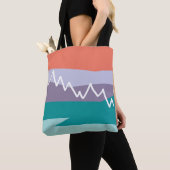 Mountain Tas met Solid Coral Back (Dichtbij)