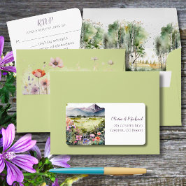 Mountain Thyme Wildflower Mailing Address Etiket