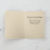 Mountain Top Merriment Holiday Kaart (Binnen)