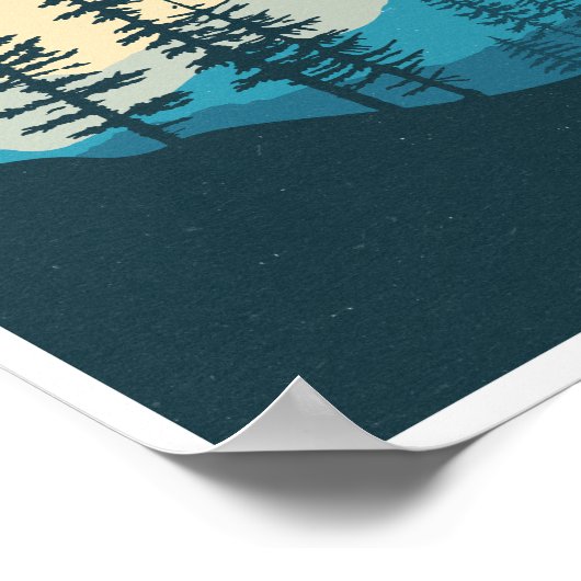 Mountain Top Pacific Northwest Poster (Hoek)