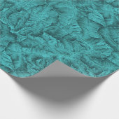 Mountain Topographic Map Blue Cadeaupapier (Hoek)