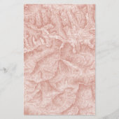Mountain Topographic Map paper (Voorkant)